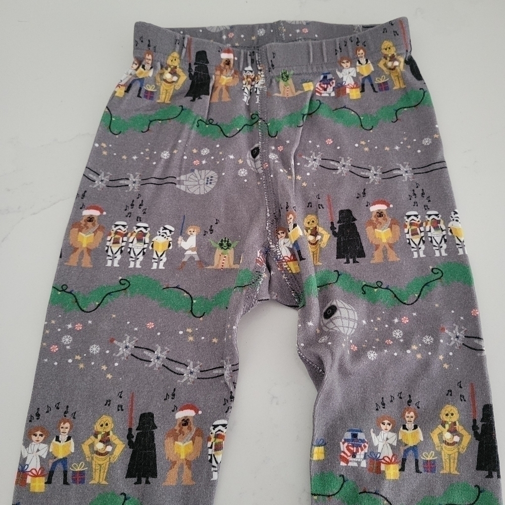 Hanna Andersson Star Wars Christmas Pajamas Stormtrooper 2-Piece Set 100% Cotton - Picture 4 of 6